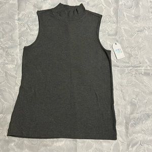 Mock neck tank top